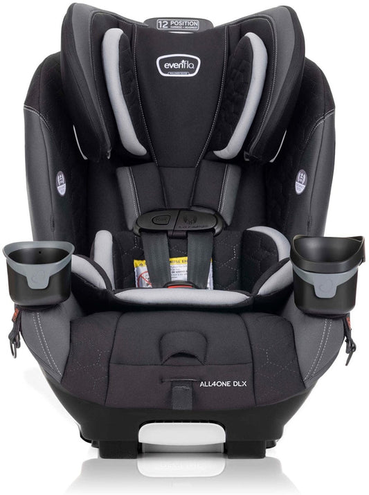 Evenflo EveryFit / All4One 3-in-1 Convertible Car Seat w/Quick Clean Cover - Kingsley Black - CS300212441