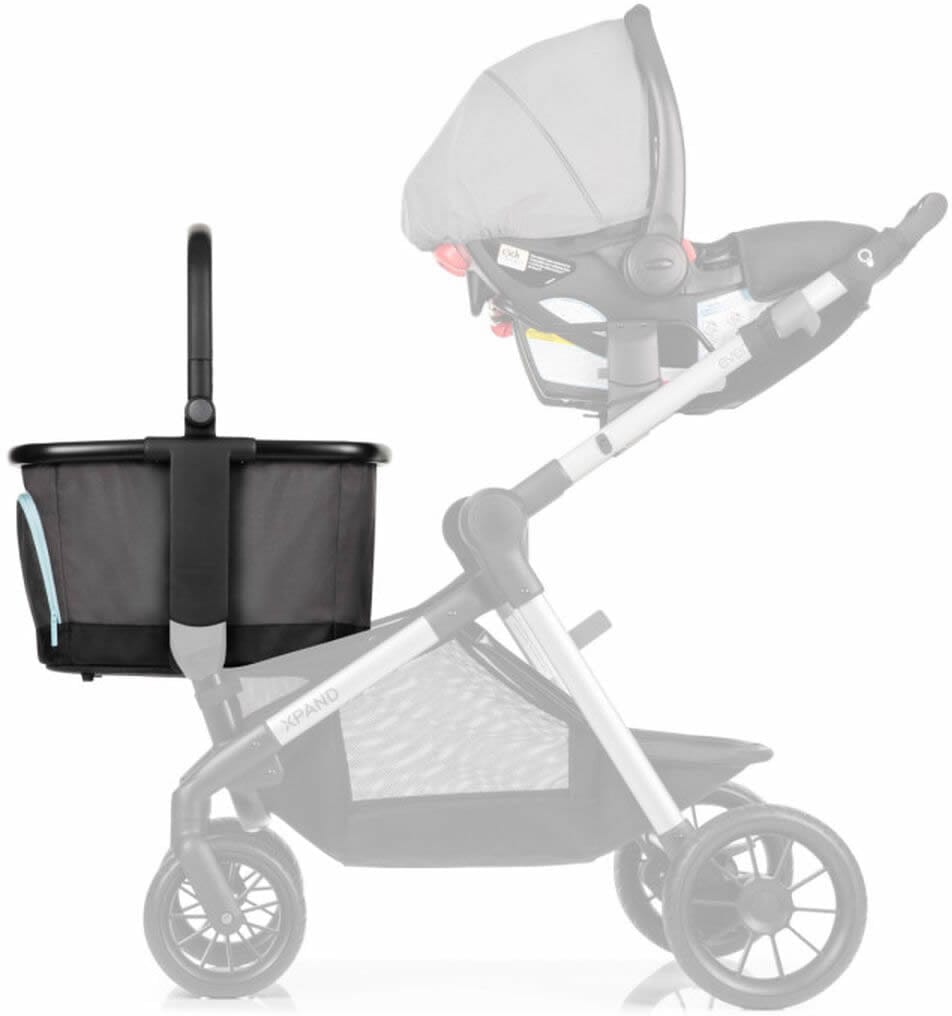 Evenflo Pivot Xpand Stroller Market Basket - Gray Sky