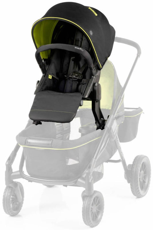 Evenflo Pivot Xplore All-Terrain Stroller Wagon + Second Seat Bundle - Wayfarer - 19132263-63012263