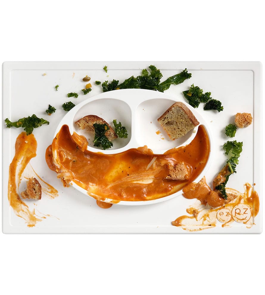 EZPZ Happy Mat Placemat & Plate - Cream - PKHMC001