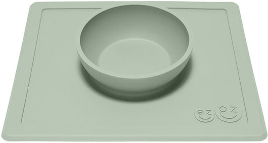 EZPZ Happy Mat Placemat & Bowl - Sage