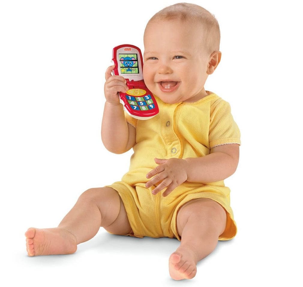 Fisher-Price Brilliant Basics Friendly Flip Phone