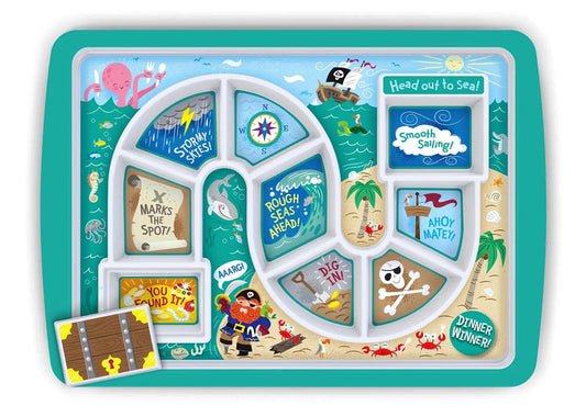 Fred & Friends Dinner Winner Plate - Pirate Adventure