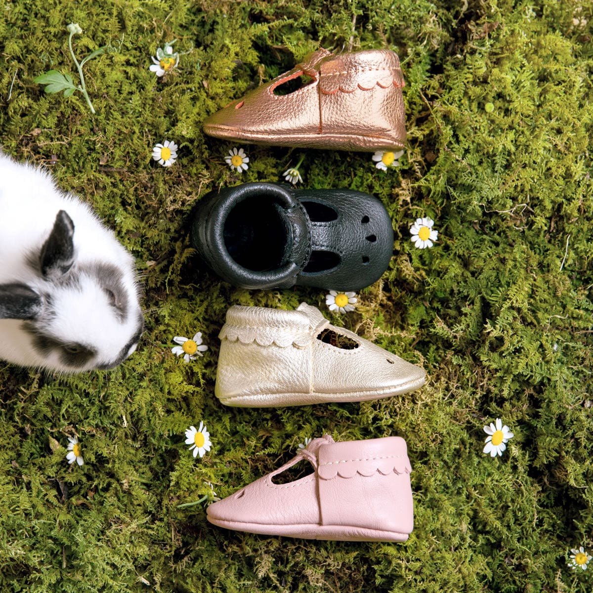 Freshly Picked Mary Janes, Size 2 - Birch - FPMJBIR-2