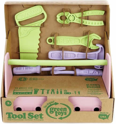 Green Toys Tool Set - Pink - TLSP-1011