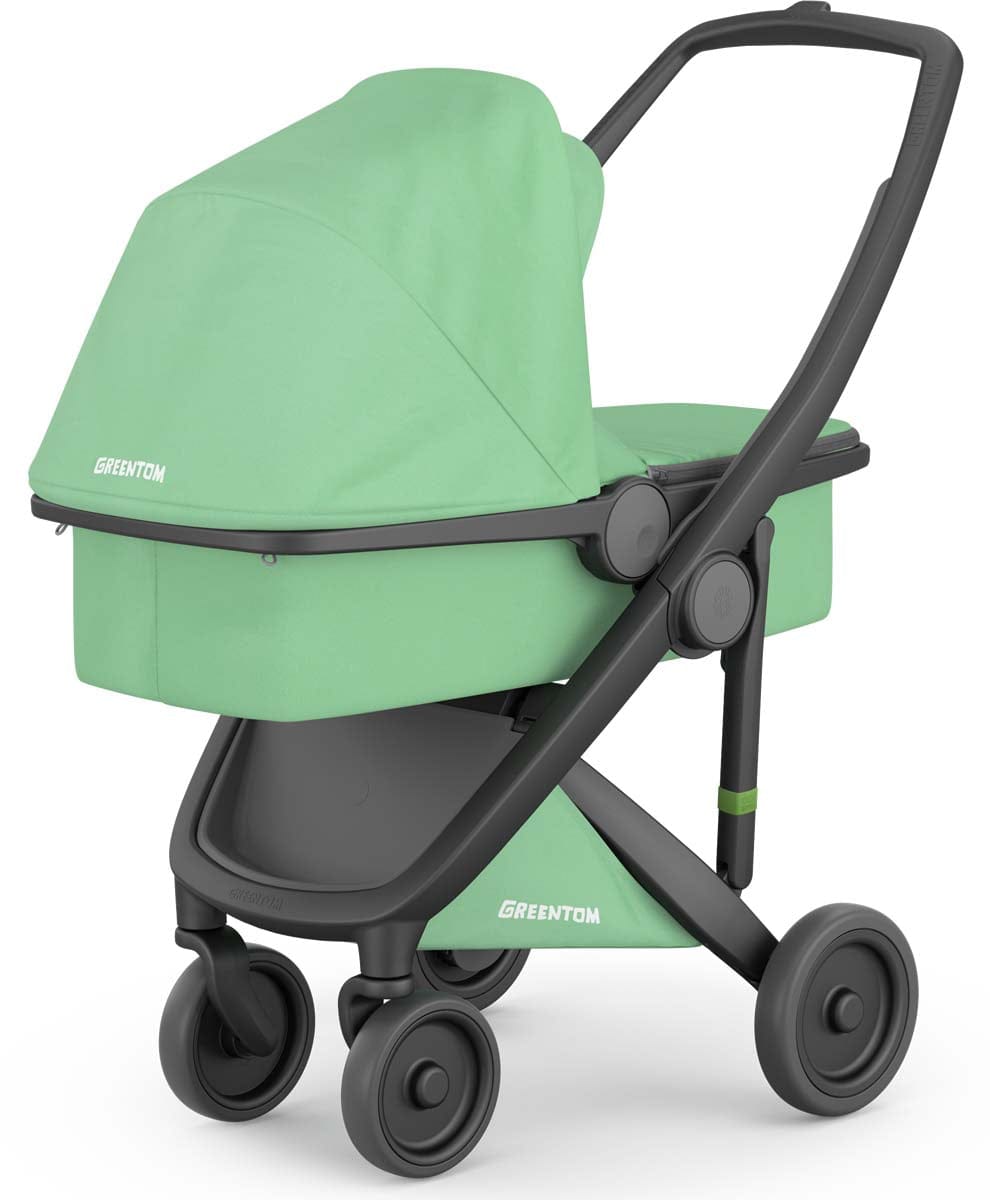 Greentom Carrycot Stroller - Black/Mint - 8.71932E+12