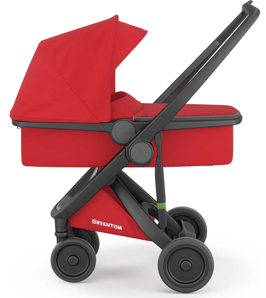 Greentom Carrycot Stroller - Black/Red - 8.71932E+12