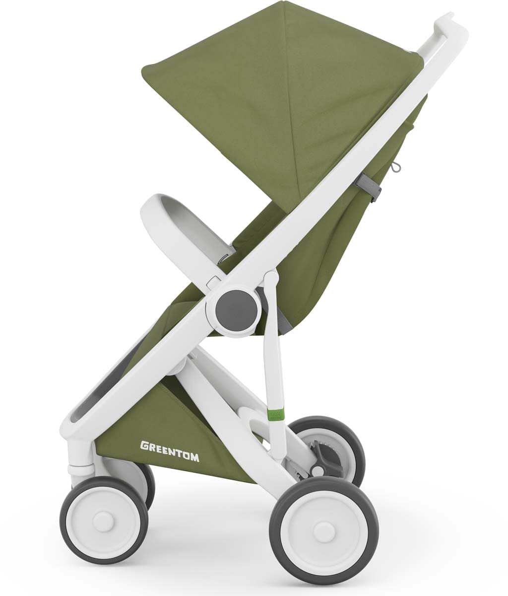 Greentom Classic Stroller - White/Olive - 8.71932E+12