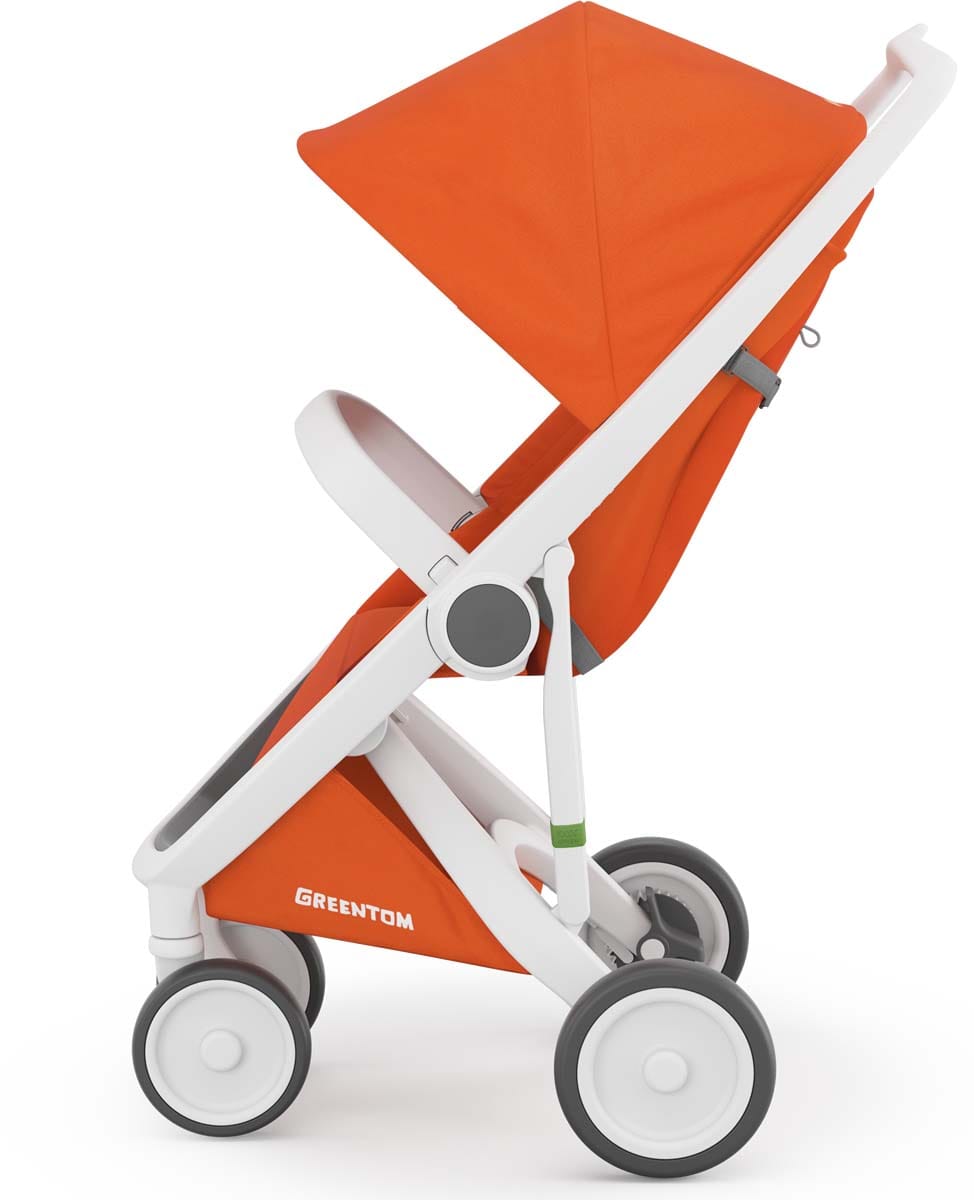 Greentom Classic Stroller - White/Orange - 8.71932E+12