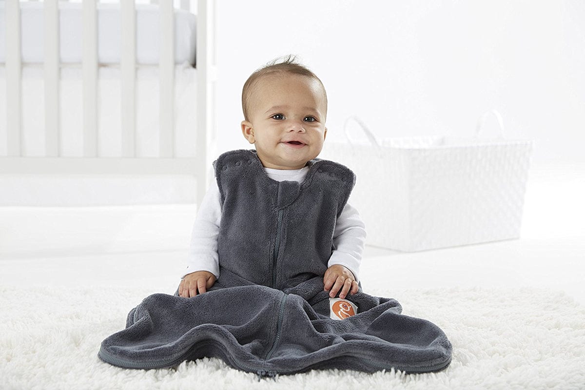 Gunamuna Plush Fleece Sleep Bag, Medium - Charcoal