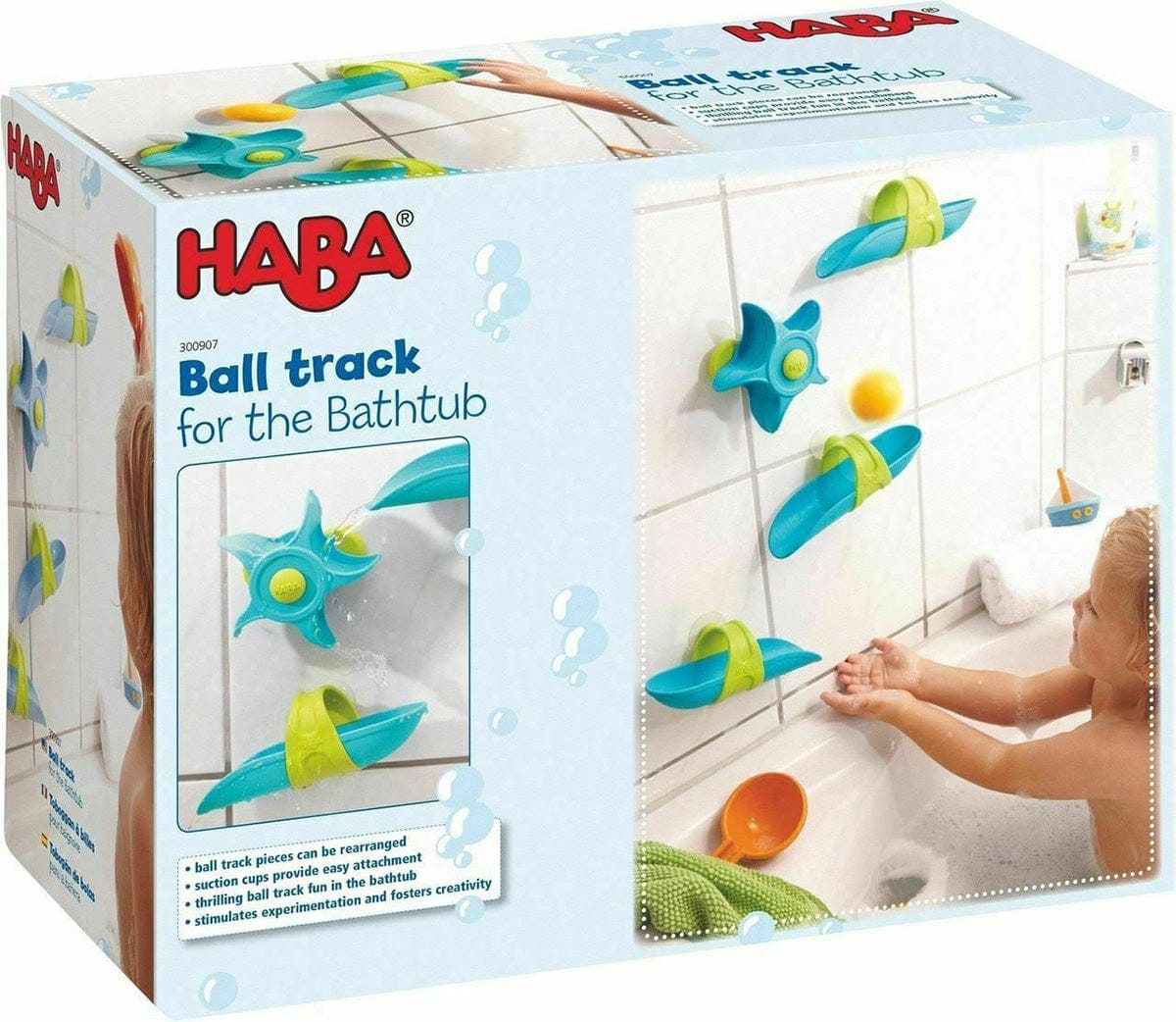 HABA Bathtub Ball Track Set Bath Toy - 300907
