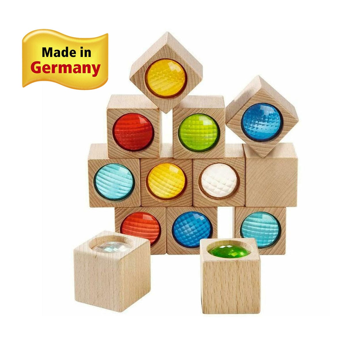HABA Kaleidoscopic Colored Prisms Building Blocks - 3531
