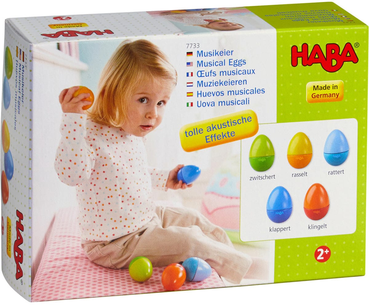 HABA Wooden Musical Eggs (Set of 5) - 7733