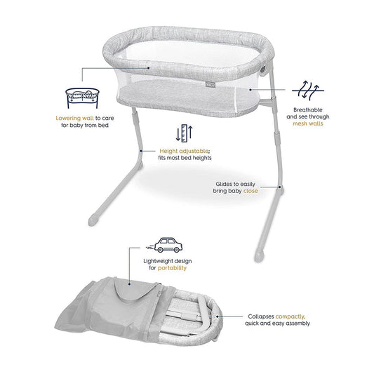HALO BassiNest Flex Portable Bassinet - Heather Weave - 4791-HALO