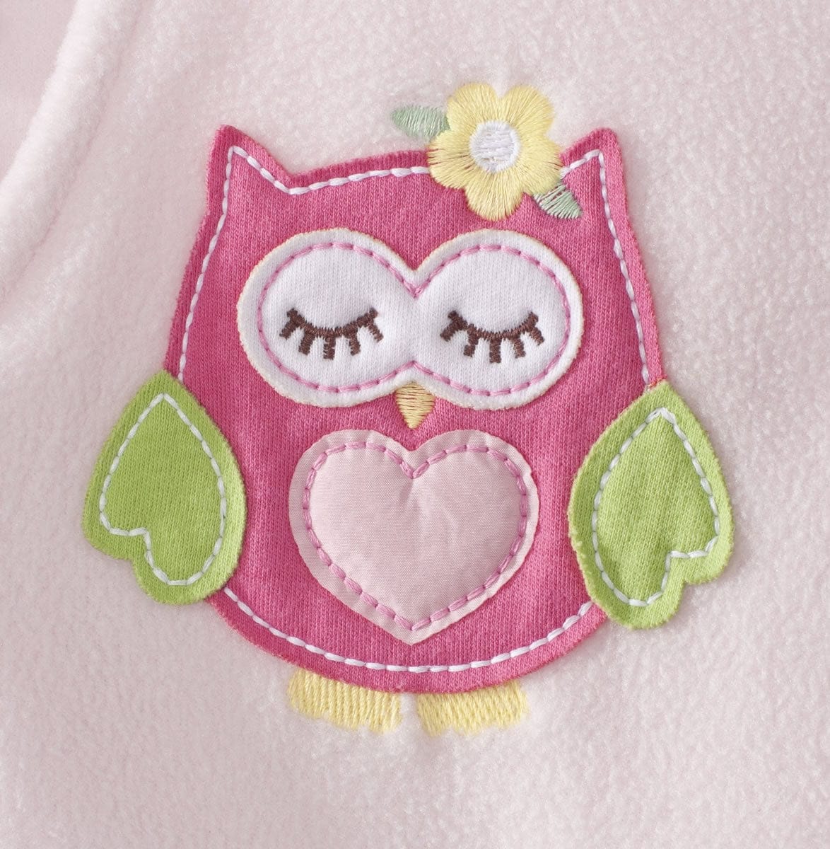 HALO SleepSack Early Walker, Micro-Fleece, Pink Owl, Medium - 2798-HALO