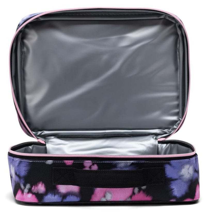 Herschel Pop Quiz Lunch Box - Blurry Floral / Black Crosshatch - 10227-04895