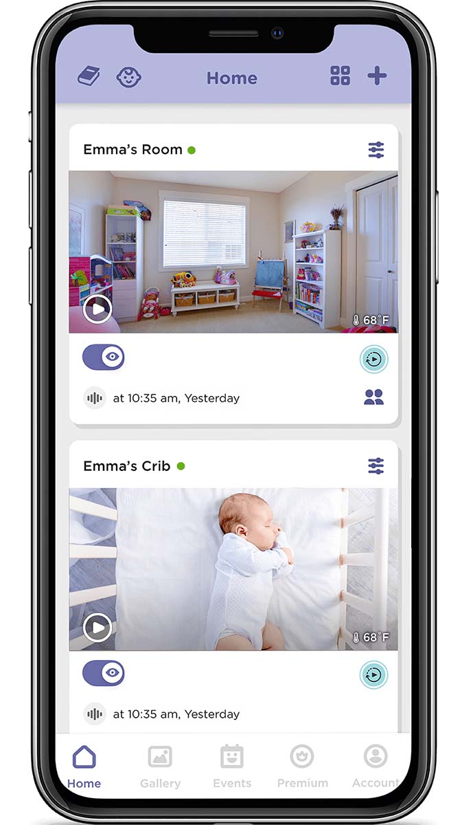 Hubble Connected Nursery Pal Cloud Twin Smart Baby Monitor with Night Light - hcsnpcl2