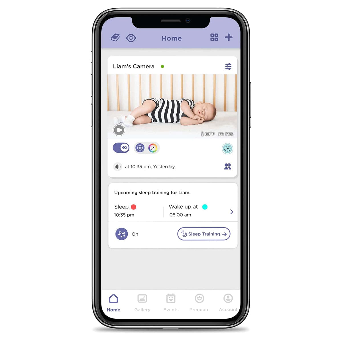 Hubble Connected Nursery Pal Cloud Smart Baby Monitor with Night Light - HCSNPCLX