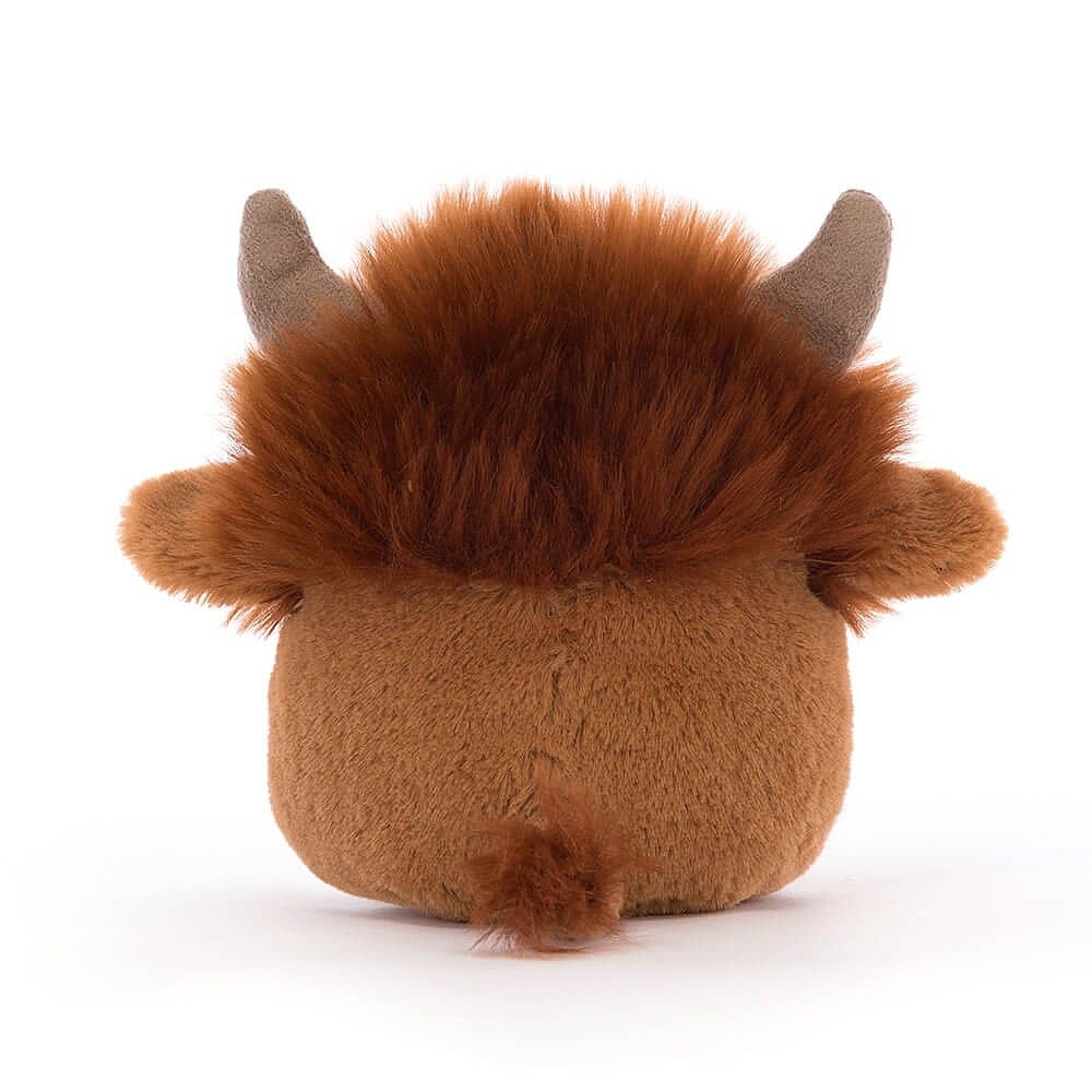 Jellycat Amuseabean Highland Cow, 4" - AD3HC