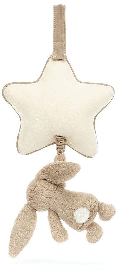 Jellycat Bashful Beige Bunny Musical Pull
