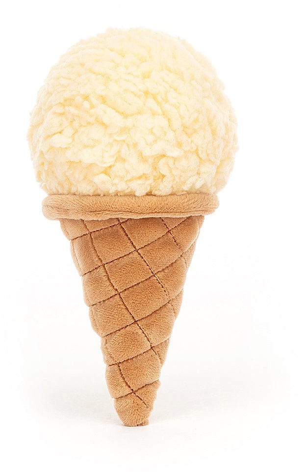 Jellycat Irresistible Ice Cream Vanilla, 7" - ICE6VAN