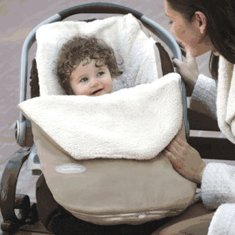 JJ Cole Bundleme Original Bunting in Powder Blue - DOBM