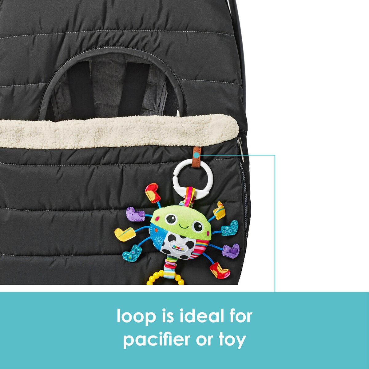 JJ Cole Car Seat Cover - Heather Gray