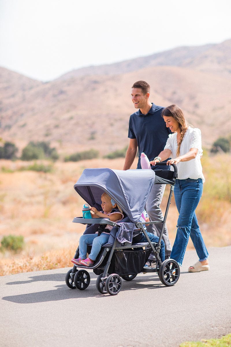 Joovy Caboose UL Double Stroller - Slate - 3109-J