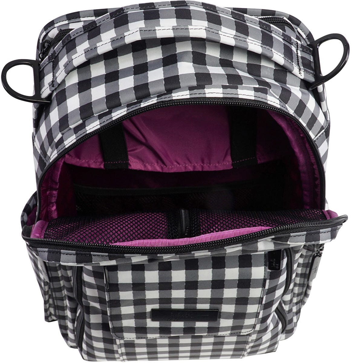 Ju-Ju-Be Be Right Back Backpack Diaper Bag - Gingham Style - 15BP01X-GNG