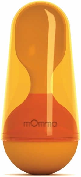 Lansinoh mOmma Mealtime Soft Spoon - Orange - 71019