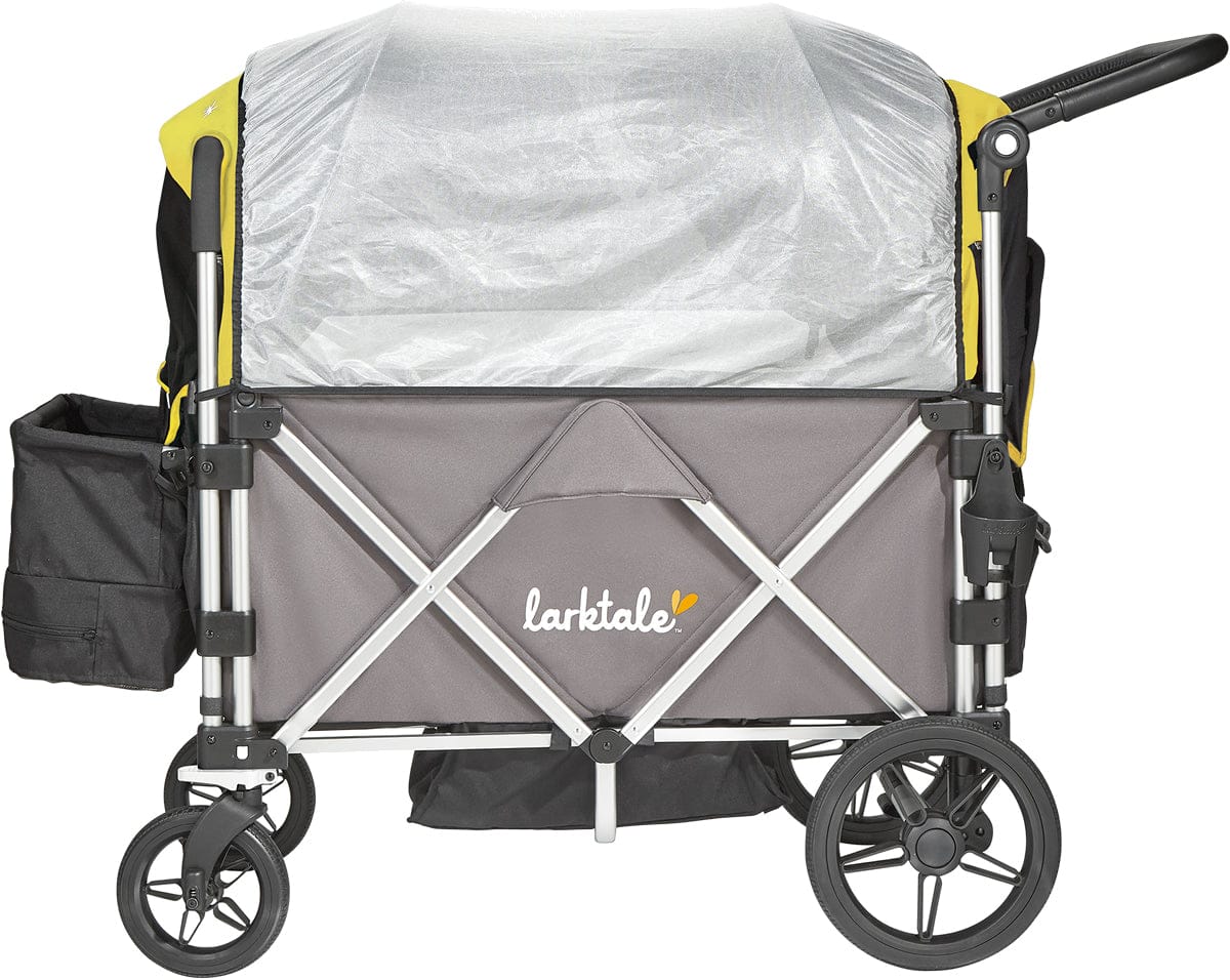 Larktale Caravan Stroller Wagon Canopy Set of 2 - Clovelly Yellow - LK50506