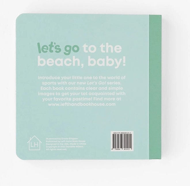 Left Hand Book House Board Book - Beach Baby - 003-LHBH