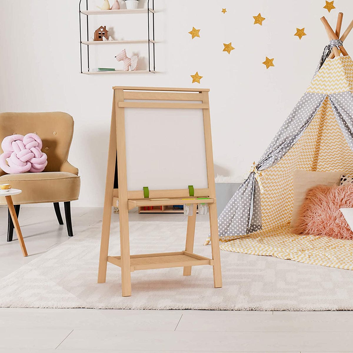 Little Partners Little Artist EZ Easel - Natural - LPR05801