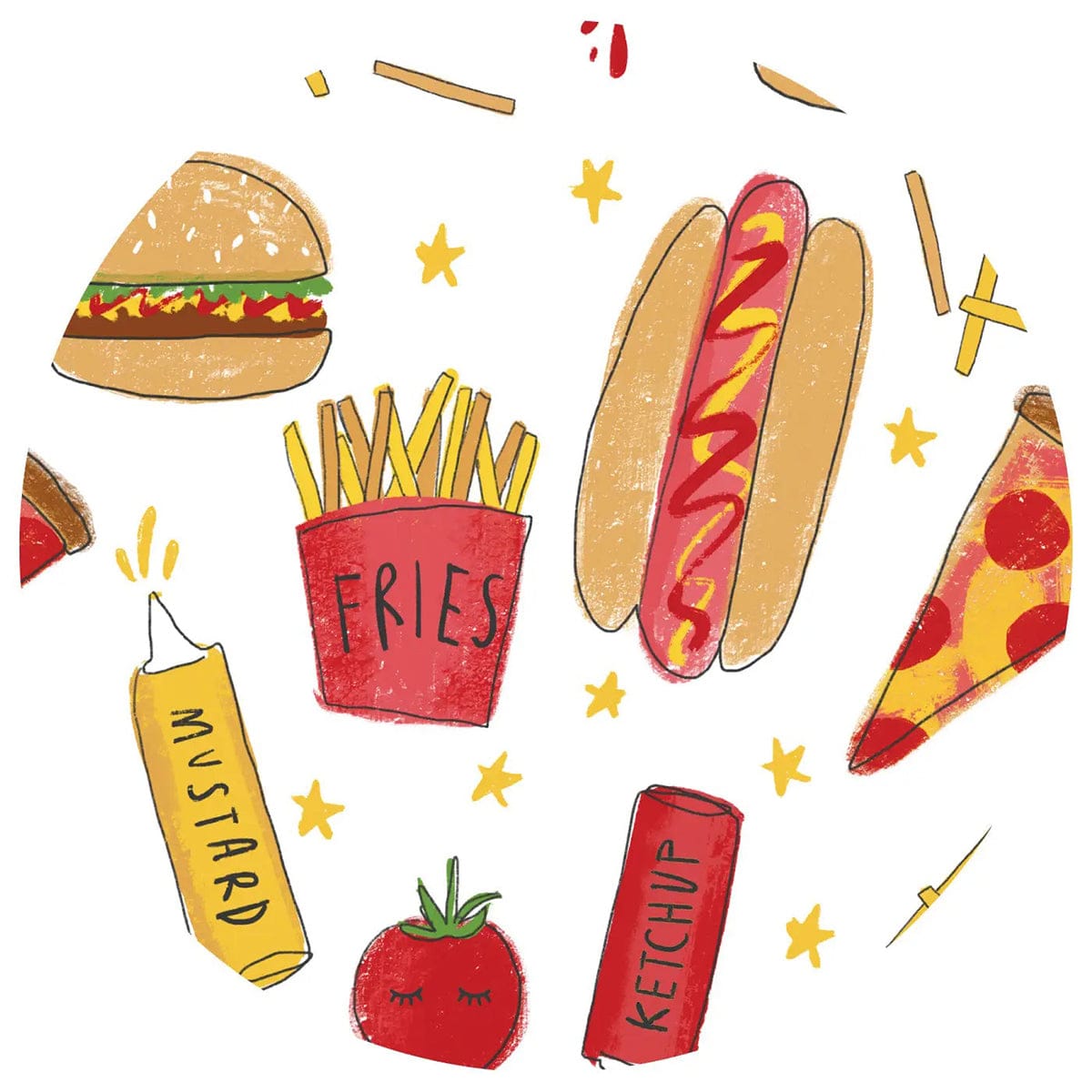 Little Sleepies Bamboo Viscose Swaddle + Hat Set - Fast Foodie