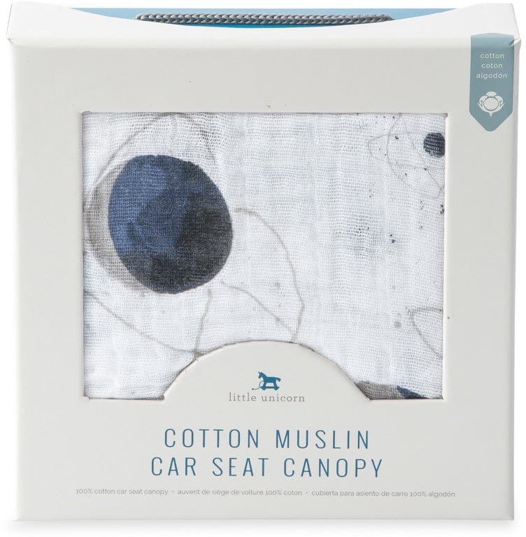 Little Unicorn Cotton Muslin Car Seat Canopy - Planetary - UA0312