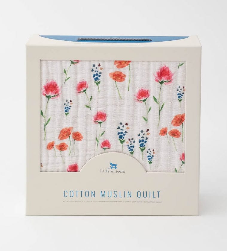 Little Unicorn Cotton Muslin Quilt - Wild Mums - UB0265