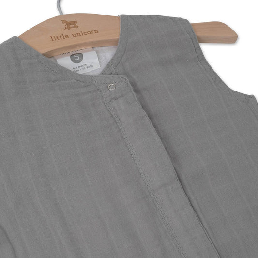 Little Unicorn Cotton Muslin Sleep Bag Small - Nickel