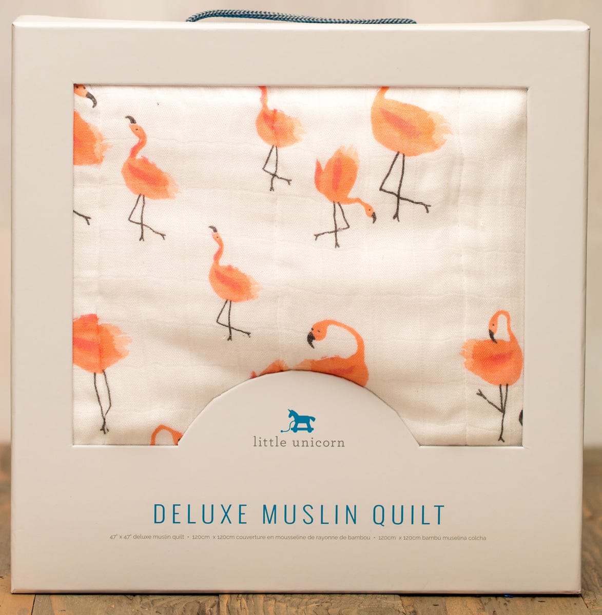 Little Unicorn Deluxe Muslin Quilt - Pink Ladies - UB0607