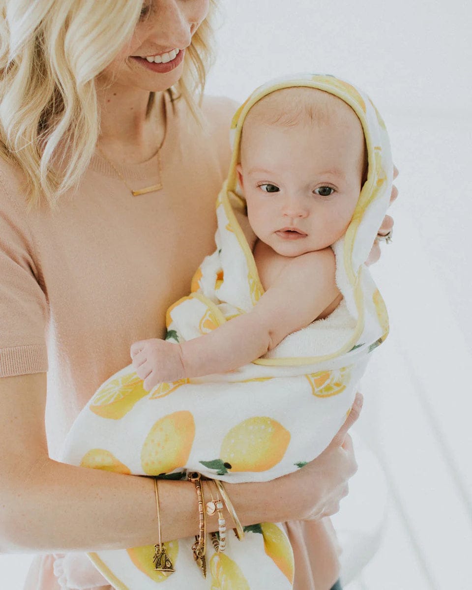 Little Unicorn Infant Hooded Towel - Lemon - UH0301