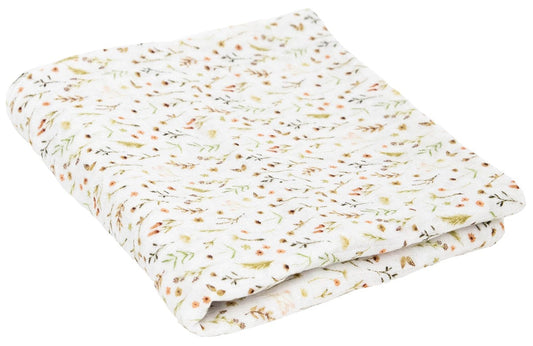 Little Unicorn Organic Cotton Muslin Swaddle Blanket - Floral Field - UB2611