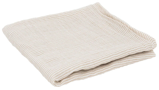 Little Unicorn Organic Cotton Muslin Swaddle Blanket - Sand Stripe - UB2608
