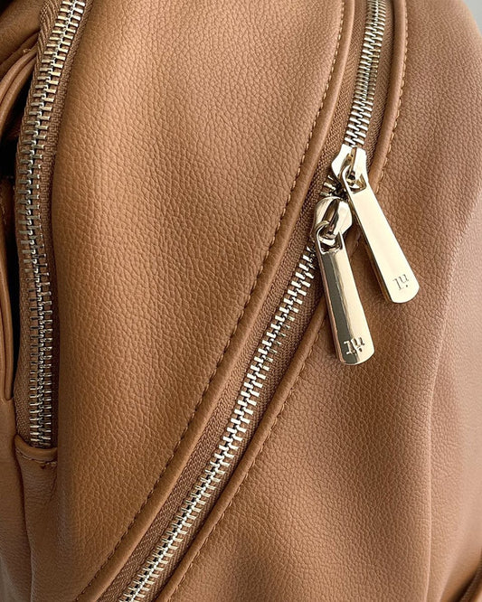 Little Unicorn Skyline Backpack - Cognac/Gold