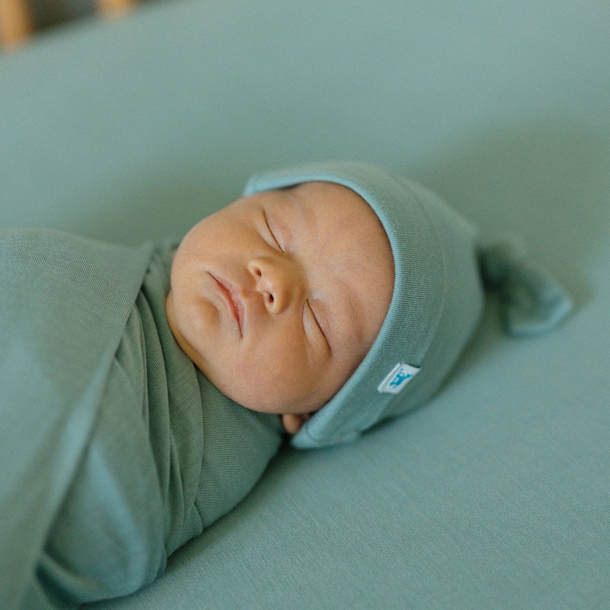 Little Unicorn Stretch Knit Crib Sheet - Harbor