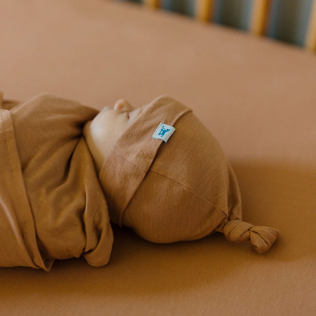 Little Unicorn Stretch Knit Crib Sheet - Terracotta