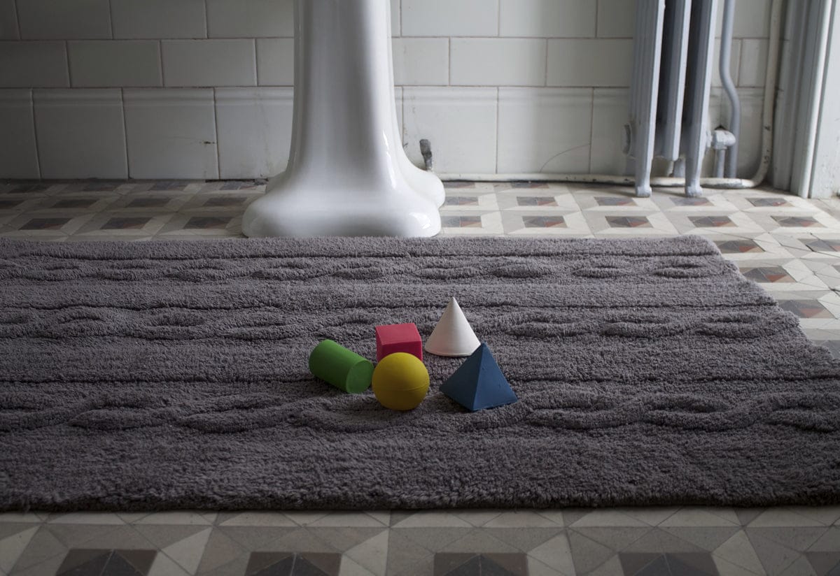 Lorena Canals Braids Rug - Dark Grey (4' x 5' 3") - C-TR-DG