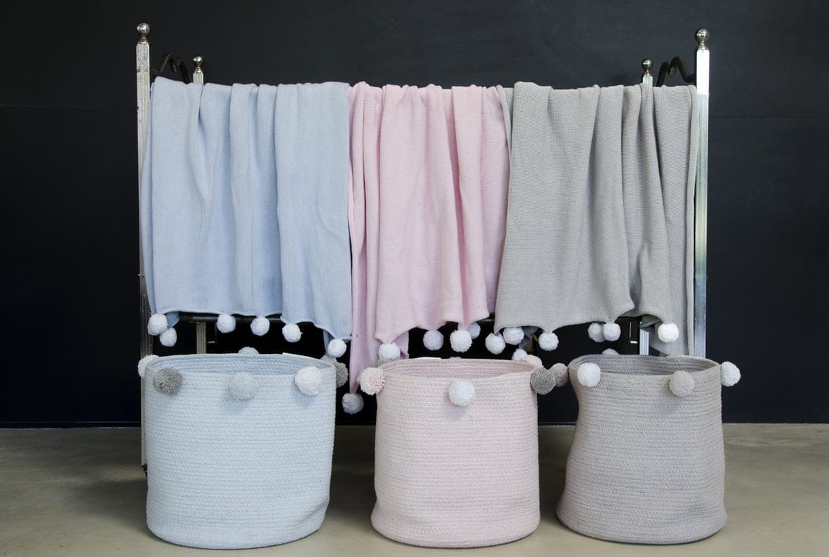 Lorena Canals Bubbly Baby Blanket - Soft Pink (3' 3" x 4') - BLC-BUBBLY-PINK