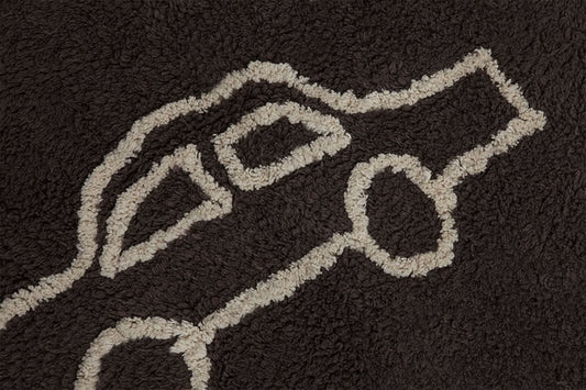 Lorena Canals Cars Rug - Brown (4' x 5' 3") - C-COCH-11