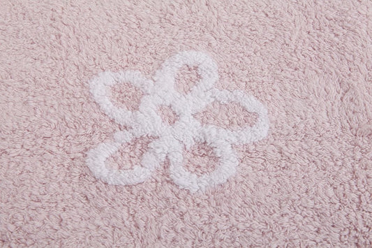 Lorena Canals Flowers Rug - Pink (4' x 5' 3") - C-FL-1