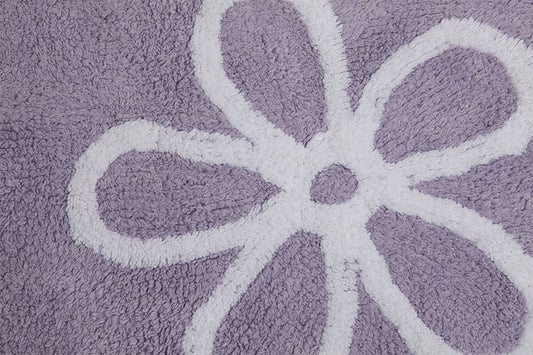 Lorena Canals Flowers Rug - Purple (4' x 5' 3") - C-FL-9