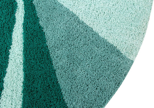 Lorena Canals Geometric Rug - Emerald (5'3'') - C-GEO-EMER